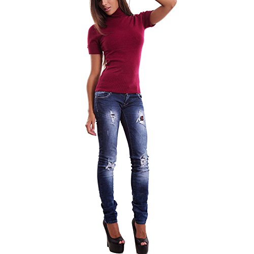 Pullover Donna Sottogiacca Dolcevita Lupetto collo...