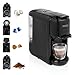 Produktbild Princess Kaffeemaschine 249452  Für Nespresso-Kapseln, Dolce Gusto & ESE-Pads  Italienische 19-Bar-Pumpe  0,6 L  1450 W