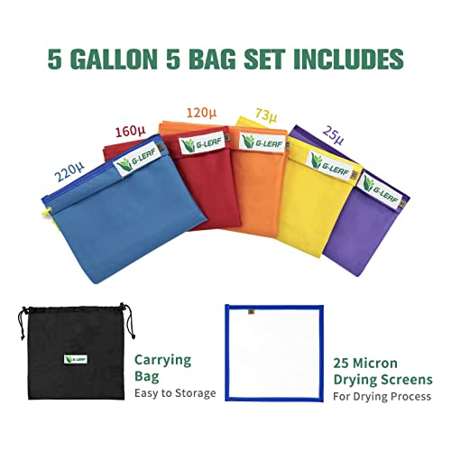 Sac d'extraction G-LEAF 20L pour éliminer les impuretés des végétaux - 3