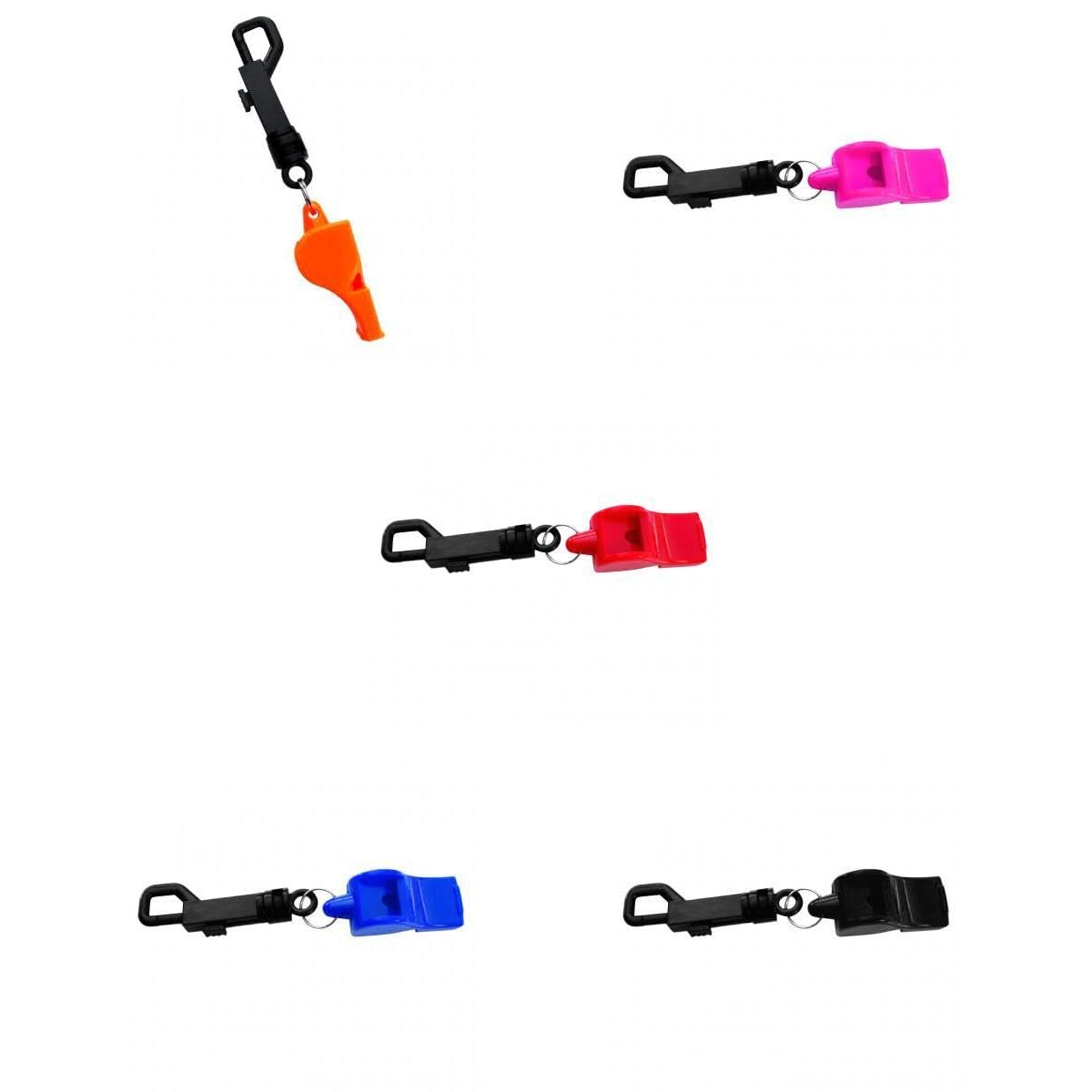 MERISHOPP® 5X Scuba Diving Emergency Scuba Diving Survival Whistle with Snap Clip Mixed|Sporting Goods | Outdoor Sports | Camping & Hiking | Emergency Gear-image-44
