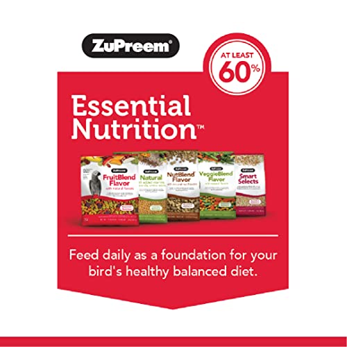 Zupreem Fruitblend Flavor Pellets Bird Food For Parrots And Conures, 3.5 Lb - Daily Blend Made In Usa For Caiques, African Greys, Senegals, Amazons, Eclectus, Small Cockatoos #TOP3