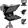 NEEWER 2 in 1 Teleprompter 11 Inch with Monitor, Supports Screen Mirroring, Portable Prompter for Camera Mobile Phone Webcam Windows MacOS for YouTube Twitch Live Streaming Conference, X11 Matte Black