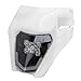 JFG Racing - Faro anteriore carenato universale per moto, per KTM EXC250, SX250, SXF250, EXC450, SX350, SXF450, EXC525, 640LC4, moto da cross, Enduro, Supermoto, colore bianco
