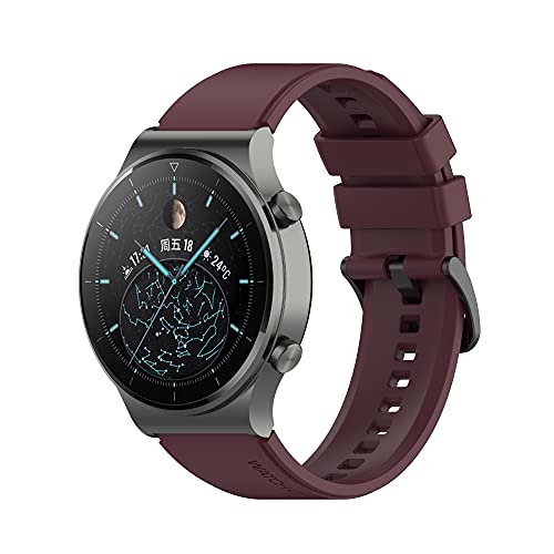 La mejor selección de huawei gt sport los mejores 5. 49 Senter Correa para Huawei Watch GT2 Pro Correa,22mm Silicona Suave Sport Correa de Repuesto Correa Compatible con Huawei Watch GT2 Pro/Watch GT 2e/Watch GT2 46MM Smart Watch