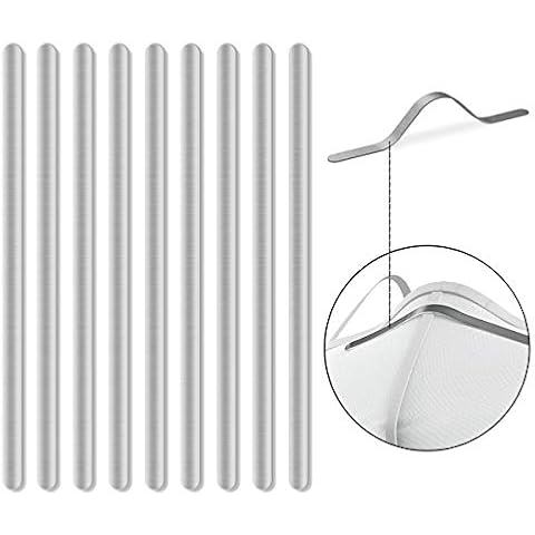100PCS Nose Bridge Strips for Mask, Aluminium Metal Flat Strips Straps Adjustable Nose Clips Wire for DIY Face Mask Making Accessories for Sewing Crafts Cover