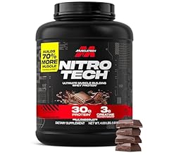 MuscleTech Nitro-Tech Whey Protein,TRIPLE CHOCOLATE FLAVOUR, 1.81kg