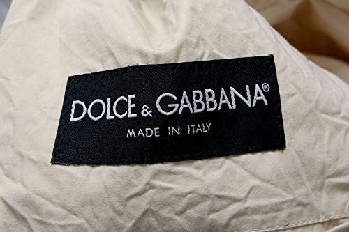 Dolce & Gabbana Men's Beige Linen Creased Look Blazer Sport Coat Us 38 It 48 #TOP4