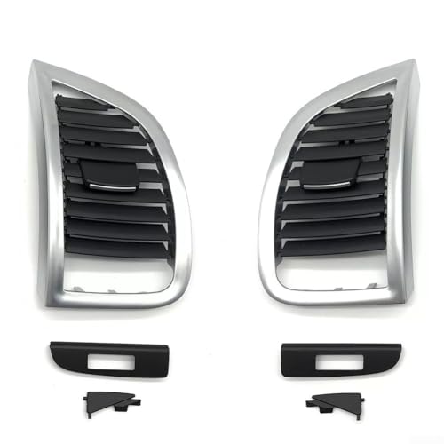 Gdfnmogo Cubierta de ventilación de aire acondicionado para salpicadero de coche, parte de repuesto para Q7 2006-2015, izquierda y derecha, color negro (delantero derecho)