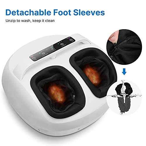 Renpho Foot Massager Machine With Upgraded Heat And Remote, Gifts For Men And Women, Handle Design, Relief For Tired Muscles And Plantar Fasciitis, Fits Feet Up To Size 12 #TOP5