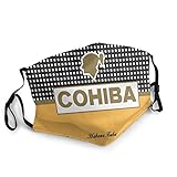 Adult Cohiba Mouth Cover Washable Dustproof Adjustable Face Mask 1 Pcs Black
