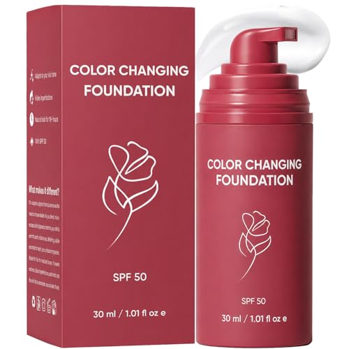 Korean Color Changing Foundation, Foundation For Mature Skin, Concealing Fine Lines And Wrinkles, Moisturizing And Hydrating, Automatically Adjusts Makeup Application (1pc)