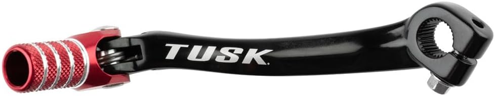 Tusk Folding Shift Lever Black/Red Tip for Honda CRF250R 2004-2009