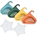 Foreverup 4 Pcs Portafiltro lavello, Scolare il lavandino, con 2 silicone filtro di scarico, Scaffale portaoggetti del cestello di scarico, Per verdura/frutta colino da tè portasapone