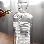 Cold Brew Maker, Glass Iced Coffee Maker, with Spiral Cooling Tube and Distribution Faucet, 340ml Cold Brew Tower, for Home, Office - Coffee and Tea - Image 3