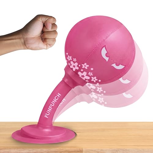 FunPunch Rage Bag Desktop Punching Bag for Kids and Adults - Suction Cup Punching Bag