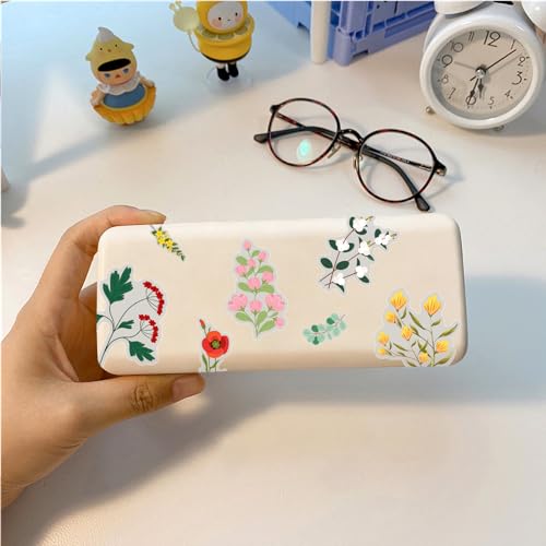 Image of 50PCS Transparent Flora Scrapbook Stickers, Flower-F | Vintage Aesthetic Flowers, Vinyl Waterproof, For Scrapbooks Travel Journal, For Water Bottles Laptop Phone