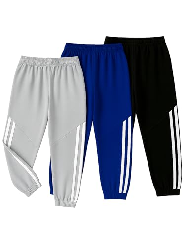 Image of Kuchipoo Boys Regular Fit Track Pants - Pack of 3