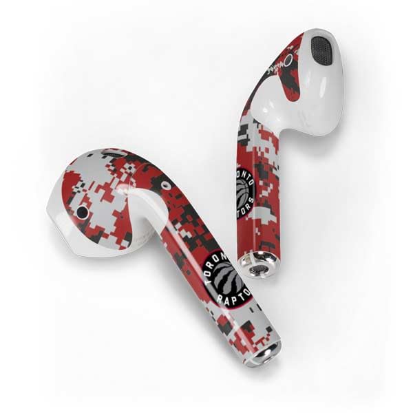 Skinit Decal Audio Skin Compatible with Apple AirPods - Officially Licensed NBA Toronto Raptors Digi Design