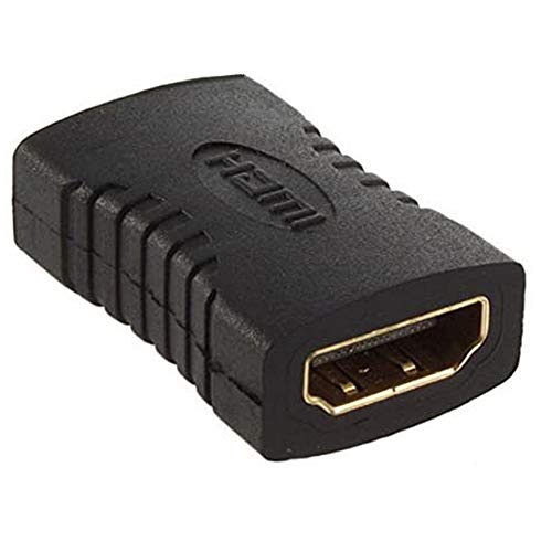 VMOJO 2X HDMI Adapter Coupling Connector | HDMI Female to HDMI Female type A | Full HD 1080p HDR ARC High Speed with Ethernet | GOLD PLATED contacts