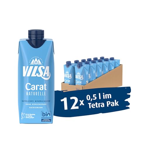 VILSA Carat Naturelle Bio, 12 x 0,5 l Tetra Pak