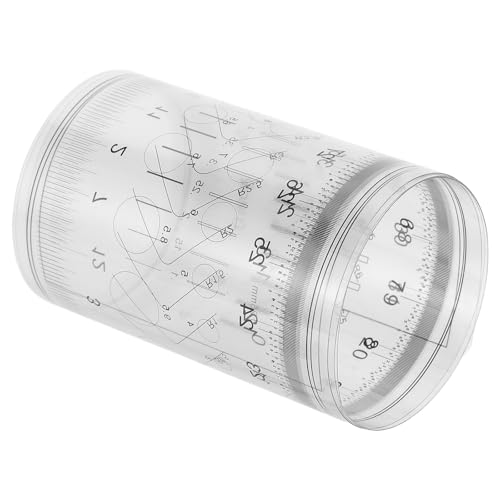 iplusmile Outil de Mesure Pet Haute Précision Règle de Notation Claire pour Inspection des Fissures et Détection Ponctuelle en Béton pour Superviseurs et Constructeurs