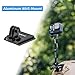 SUREWO Aluminum NVG Helmet Mount Compatible with Go pro Hero 13 Black,GoPro Hero 12/11/10/9/8/7/(2018)/6/5 Black,DJI Osmo Action 5 pro/4/3/2 and Most Action Cameras(NVG+Extension Arm Set)