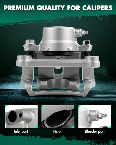 Image of SCITOO - Front Left Disc Brake Caliper Assembly with Bracket For Mazda