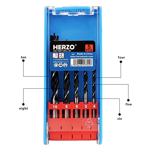 Hammer Drill Herzo Corded Impact Drill 7 Amp 1/2 Inch 2700 Rpm,360° Rotatable Handle For Wood,Plastic,Steel #TOP6