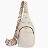 OSOCE Sacs Bandoulière Femme Cuir Sac Banane de Poitrine Antivol Petit sac en PU Multifonctionnel pour Voyage #5