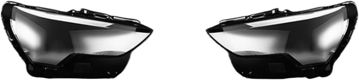 RYJXCD Q3 2019 2020 2021 車のヘッドライトカバー交換用 PVC ファロス デランテロス シェル透明ランプシェ