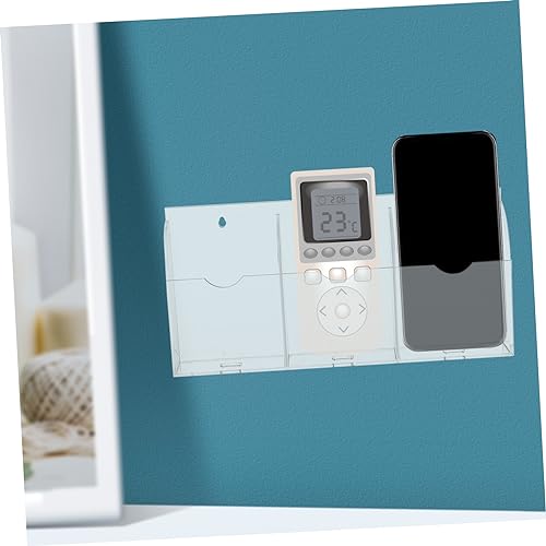 Soporte de control remoto de pared acrílico elegante para salón 3