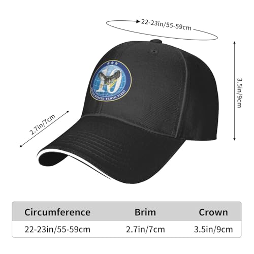 Gorra unisex estilo cowboy ajustable vintage negra miniatura 6