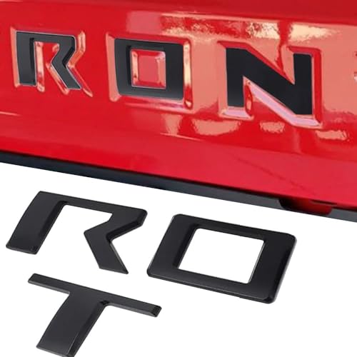 Emblema de letras de inserción 3D para portón Frontier 2022-2024 negro mate 3