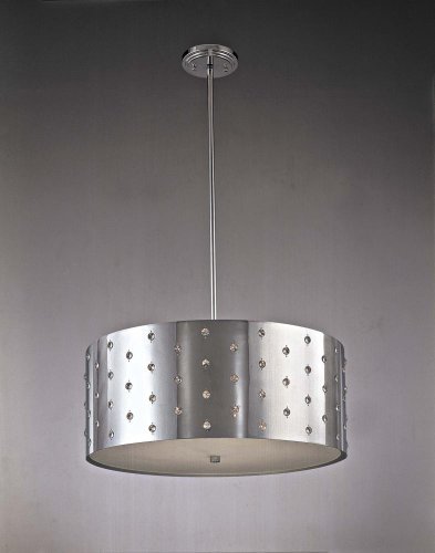 George Kovacs P034-077, Bling Bling, 4 Light Pendant, Chrome #TOP1