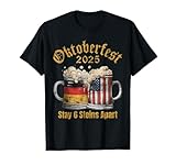 Photo Gallery oktoberfest 2025 6 stein apart birra ottobre divertente bere maglietta Photo Gallery oktoberfest 2025 6 stein apart birra ottobre divertente bere maglietta