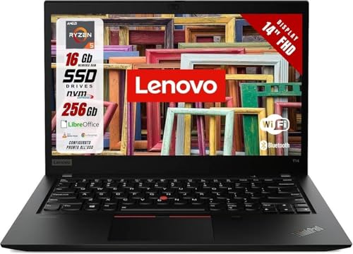 Lenovo Thinkpad T14 Gen 1 Business Laptop, 14' FHD Notebook Intel...