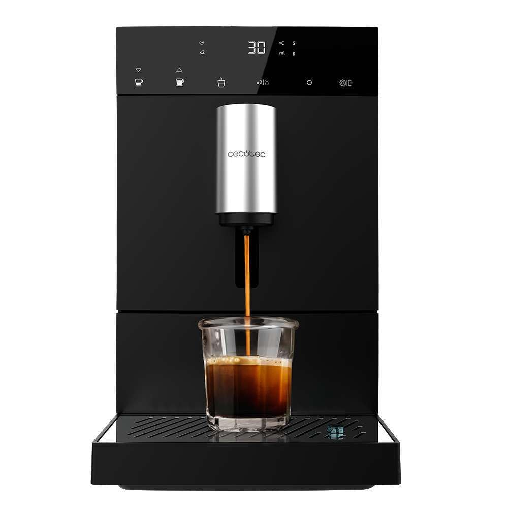 Cecotec Cremmaet Compact, machine à café grain avec broyeur, 19 bars, compacte