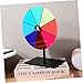 Vaguelly Lucky Wheel of Fortune Board Game Party Game Props Sturdy Prize Wheel Stand Tabletop for Prizes Toy