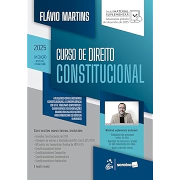 Capa do livro Curso de Direito Constitucional - 9ª Edição 2025