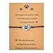 Cat Dog Memorial Gifts for Friends Memorial Bracelet for Loss of Dog Sympathy Gift for Daughter Son Paw Print Bracelet for Women Mens Bereavement Gifts for Loss of Dog Cat Lover Gifts for Women Men