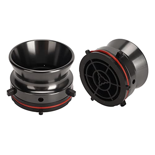 Adaptadores Nab Hub de aluminio pulido gris para magnetófonos de bobina abierta Teac y Studer