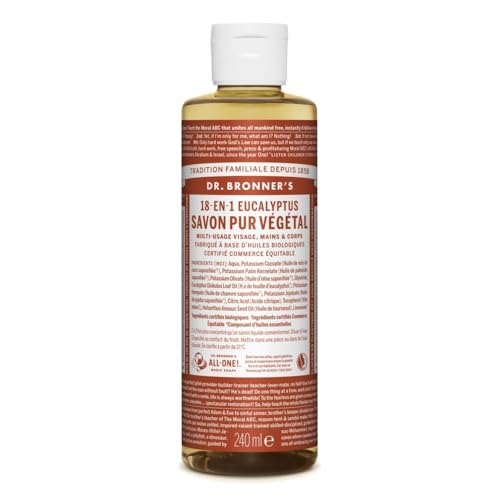 Savon liquide eucalyptus Dr Bronner's 240 ml