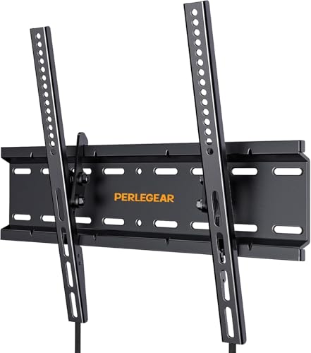 Perlegear TV Wandhalterung, Fernseher Halterung für 26-60 Zoll TV bis zu 52kg, Neigbare TV...