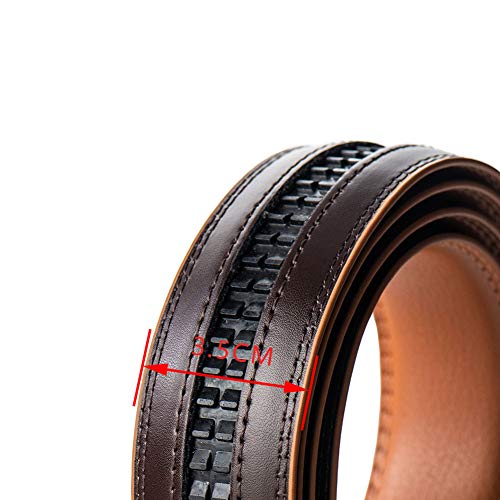 ailishabroy Fashion Mens Belts Leather Ratchet With Automatic Buckle and With a Gift Box3
