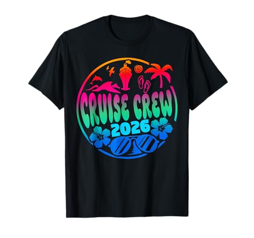Cruisin Crew 2026 Cruise Family Friends Vacation Matching T-Shirt