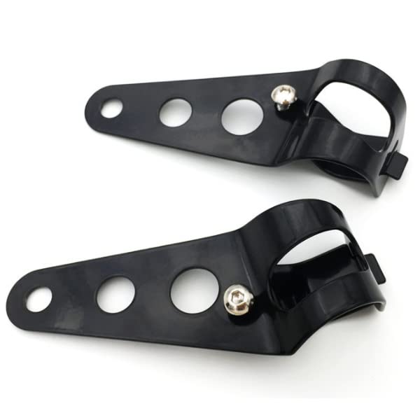 Amazon.co.jp: バイク ヘッドライト ブラケット ヘッドライトステー