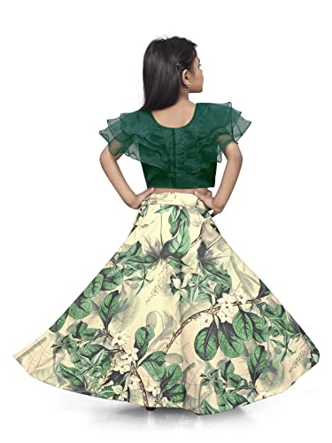 Image of Integrity baby girls net & orgenza lehanga choli (2-8 Years)