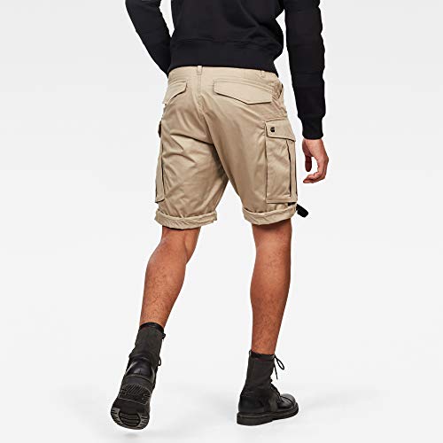 G-STAR Rovic Zip Relaxed Shorts, Pantaloncini Uomo, Beige (Dune D08566-5126-239), 36 - 2