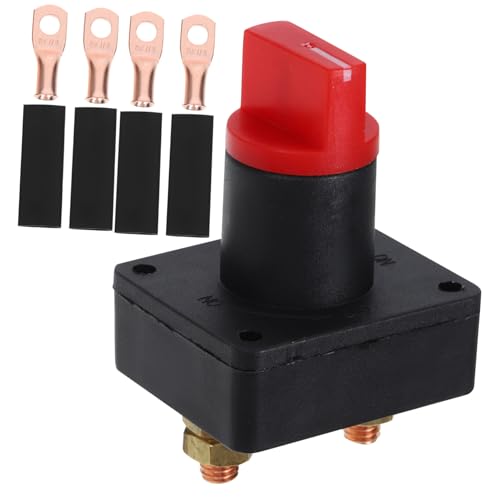 JECOMPRIS High 300a Car Battery Disconnect Isolator Yacht Rv Truck Battery Power Switch Random