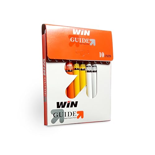 Stylos à bille WIN école bureau affaires pointe 0,6 mm lisse